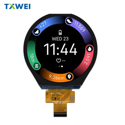 3.4 Zoll Mipi-Lvds Farbbildschirm 800 * 800 kreisförmiger LCD-Bildschirm Intelligentes tragbares Gerät tft LCD-Bildschirm