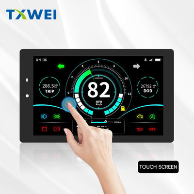 7-Zoll 600X1024 Auflösung 800cd/m2 Elektrofahrzeug-Instrumententafel TFT-LCD-Display MIPI-Schnittstelle
