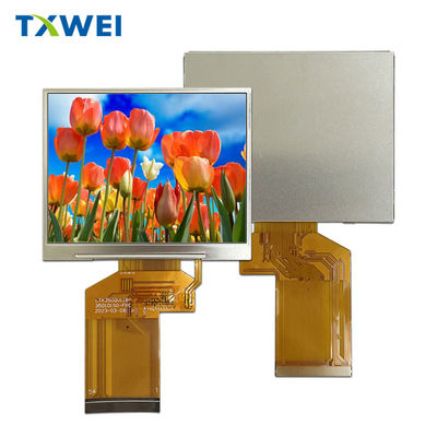 3 Zoll transparentes LCD-Display 1400cd/m2 Helligkeit mit RGB-Schnittstelle 30 bis 80°C Lagertemperatur