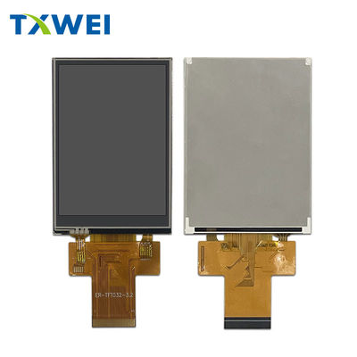 3.2-Zoll 240 * 320 hochauflösender widerstandsfähiger Touchscreen mit 300 Nits und MCU-Schnittstelle
