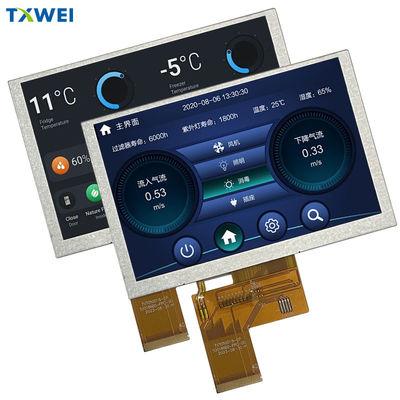 5 Zoll TFT-LCD-Bildschirm IPS hohe Helligkeit 800 * 480 hochauflösender Bildschirm