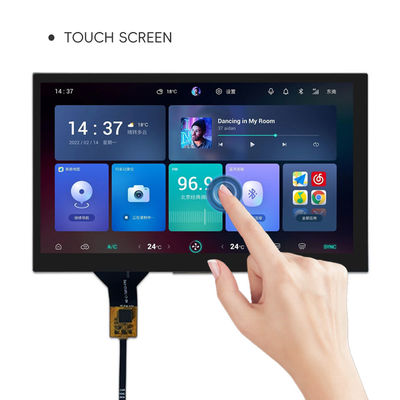 LVDS-Schnittstelle 7 Zoll TFT-LCD-Touchscreen 1024x600 IPS Vollsichtwinkel mit CTP