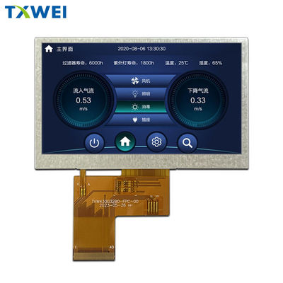4.3-Zoll 480*272 Industrie-Medizinisches Display-Panel RGB-Schnittstelle LCD-Display Bildschirm