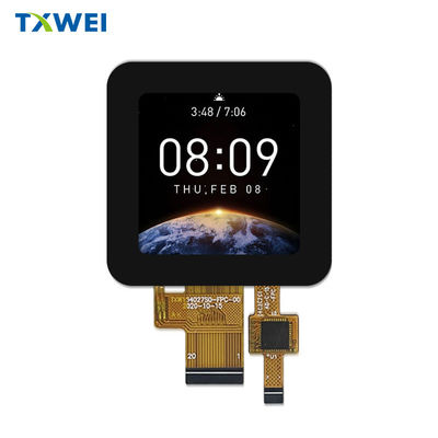 1,54 Zoll quadratisches LCD-Display für MCU 8-Bit-Schnittstelle, kapazitiver Touch, vollflächiges Display